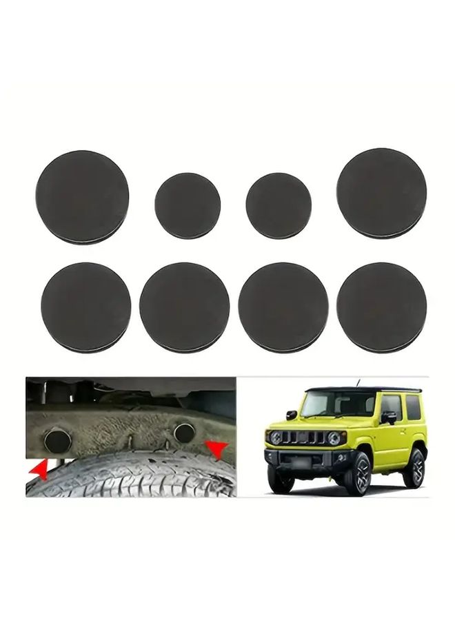 Black Dust Cover Plug Set For Suzuki Jimny 2019 2023 Chassis - Image 3