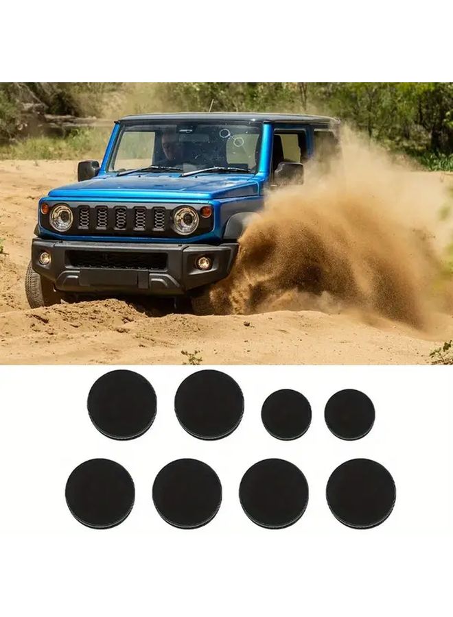 Black Dust Cover Plug Set For Suzuki Jimny 2019 2023 Chassis - Image 4
