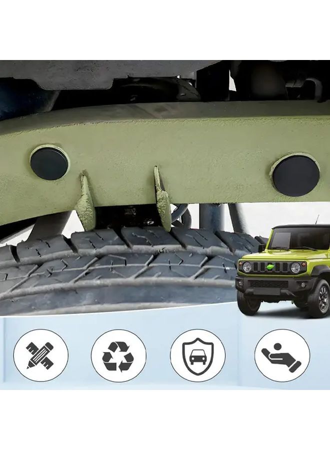 Black Dust Cover Plug Set For Suzuki Jimny 2019 2023 Chassis - Image 5