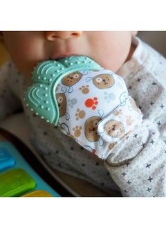 Generic Reassuring Baby Bite Gloves for Newborns Help Prevent Baby Teething and Gum Pain Washable Silicone Gloves (Random Color)  - Image 2