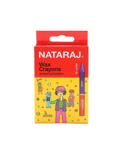 NATARAJ 16-Piece Wax Crayons Multicolour  - Image 1
