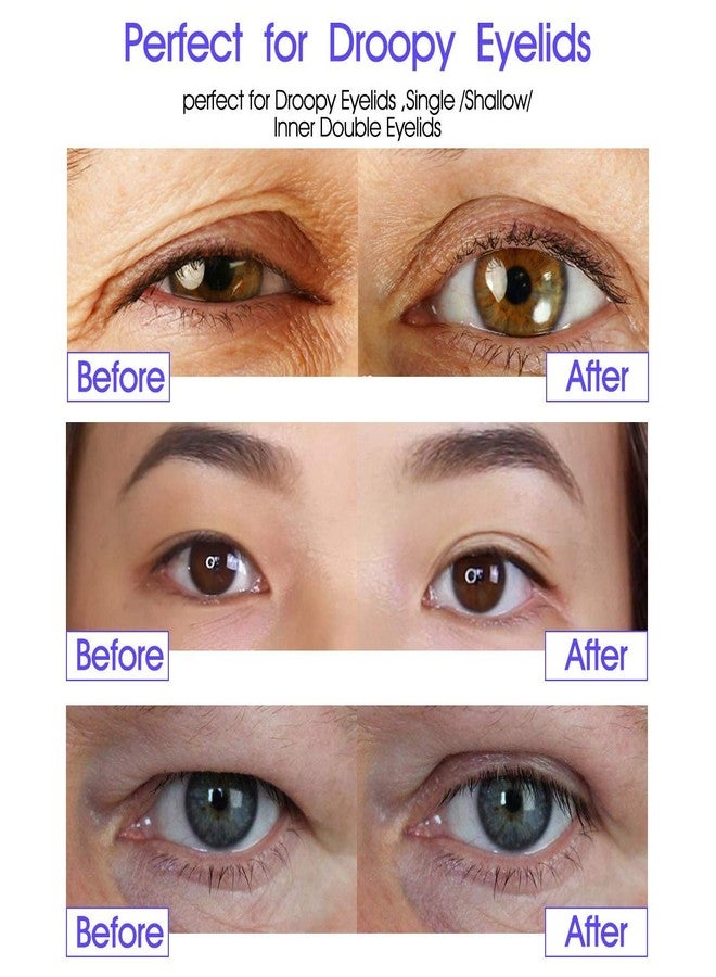 Pormasbenzer Invisible Large Two-sided Sticky Double Eyelid Tape Stickers, Instant Eyelid Lift Without Surgery, Perfect for Single, Hooded, Droopy, Uneven, Mono-eyelids - Image 3