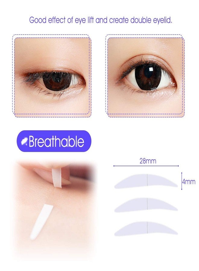 Pormasbenzer Invisible Large Two-sided Sticky Double Eyelid Tape Stickers, Instant Eyelid Lift Without Surgery, Perfect for Single, Hooded, Droopy, Uneven, Mono-eyelids - Image 5