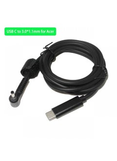 Arabest 1 x 5 pcs Type-C to DC Charger Cable for Notebooks 3.0-1.1mm 