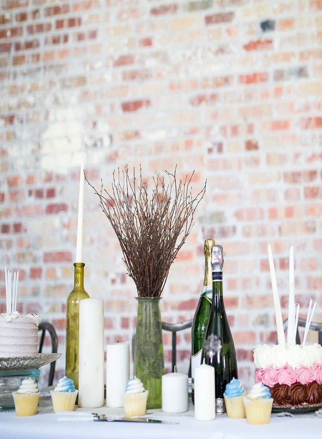 Uieke ١٠٠ قطعة من أغصان البتولا الطبيعية المجففة من Uieke - أغصان نباتية مجففة بطول ١٧ بوصة، مثالية للأعمال اليدوية، وتزيين المزهريات، وتنسيقات حفلات الزفاف، وأكاليل الزهور المنزلية. - Image 4