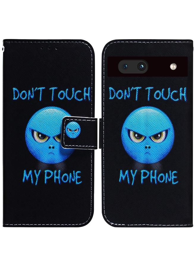 Green Tiger Case For Google Pixel 7a Coloured Drawing Flip Leather Phone Case - Image 1