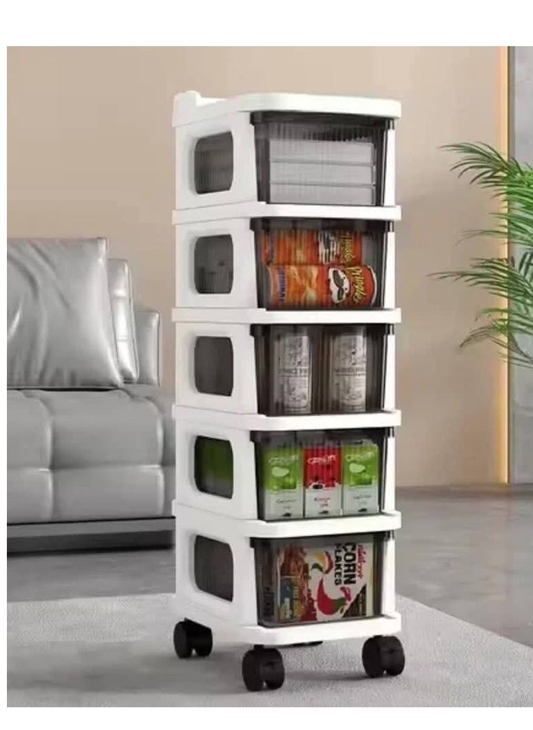 Generic - • Turbo 4 Puremzod plastic drawers with wheels - Image 1