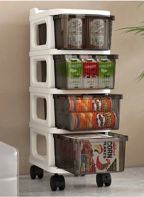 • Turbo 4 Puremzod plastic drawers with wheels