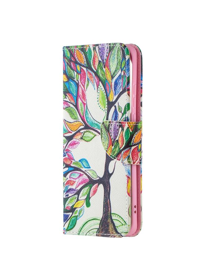 Zaboon Case For Huawei P50 Pro Colored Drawing Pattern Horizontal Flip Leather Case with Holder & Card Slots & Wallet - Image 2