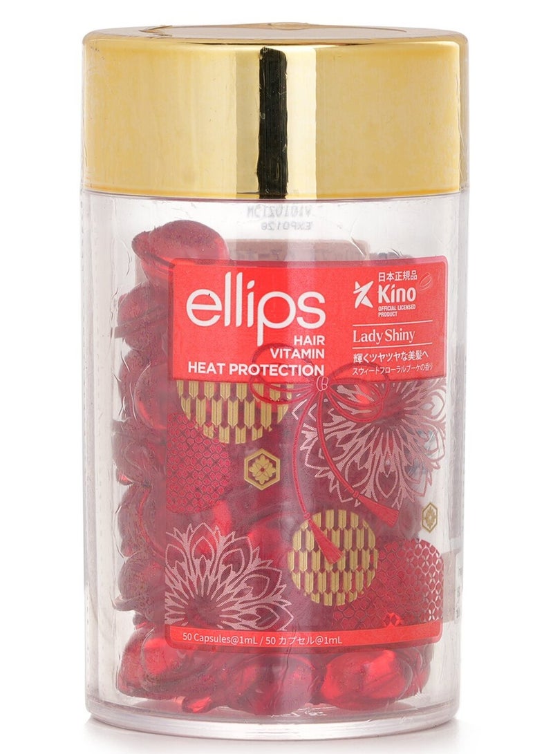 أليبس إليبس ليدي شاين، فيتامينات لحماية الشعر من الحرارة، 50 كبسولة × 1 مل - Image 1