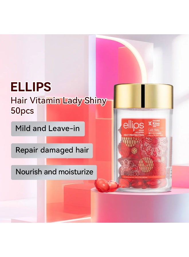 أليبس إليبس ليدي شاين، فيتامينات لحماية الشعر من الحرارة، 50 كبسولة × 1 مل - Image 2