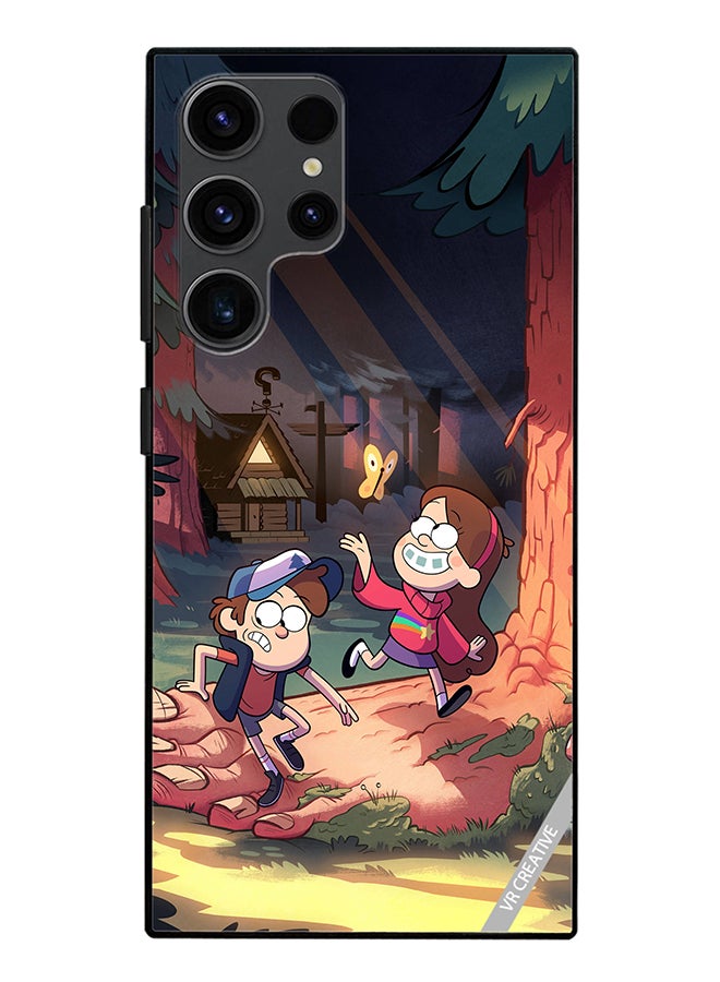 VR CREATIVE Protective Case Cover For Samsung Galaxy S24 Ultra Gravity Falls Design Multicolour - Image 1