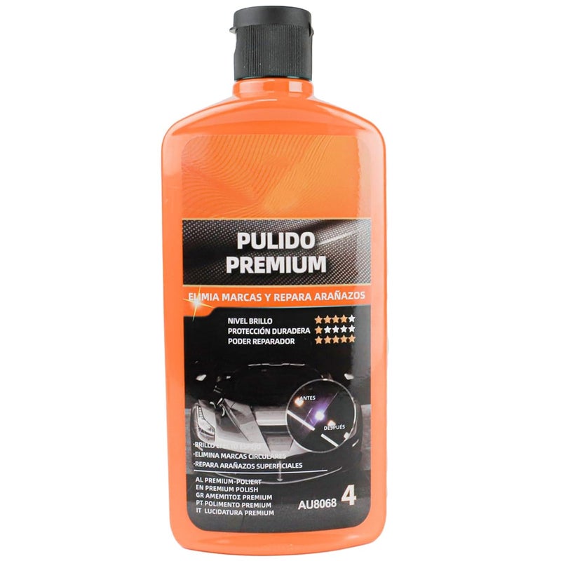 Various - Premium Polishing 500 ml, Car Polish Scratches, Intense Shine and Restoration of Paint for Cars, Car Damage Repair (Premium Polishing Wax AU8068) - Image 1
