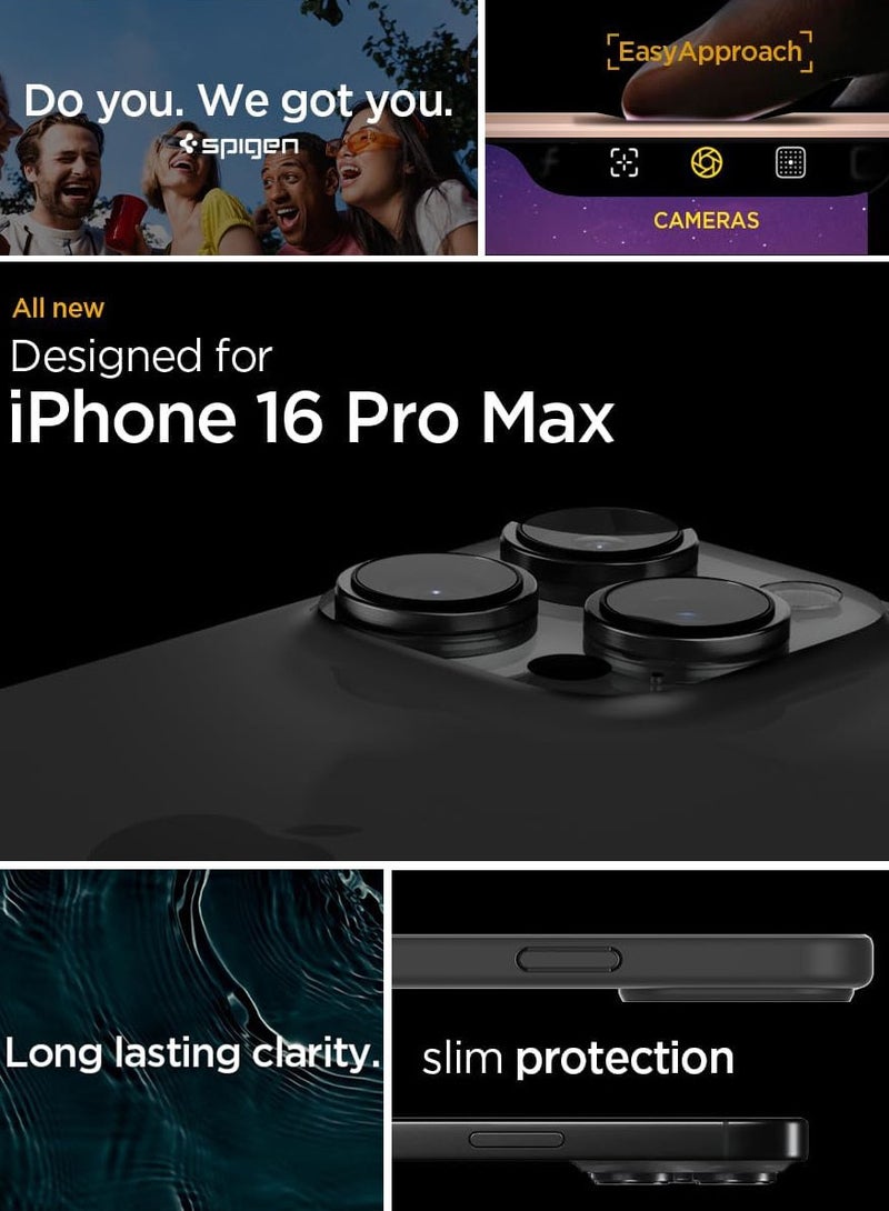 Spigen Ultra Hybrid iPhone 16 Pro Max Case Cover (2024) - Matte Black - Image 2