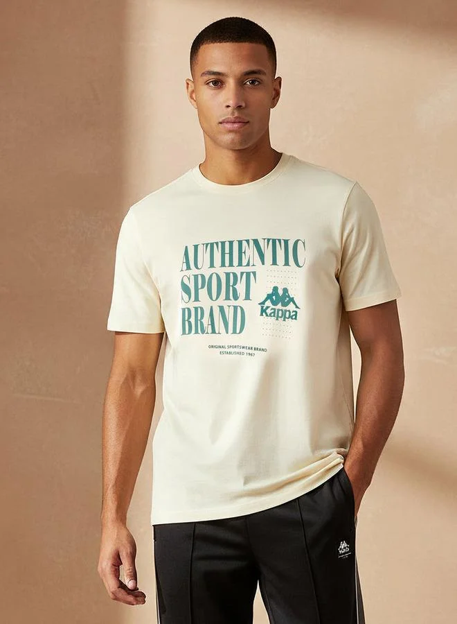 كابا Kappa Men Logo Print T-shirt