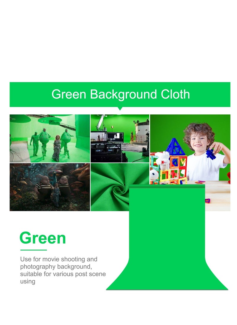 PULUZ PULUZ Green Screen 3X6m 10X20 Ft Solid Color Backdrop Photographic Background Washable Cloth For Photo Studio Video Chroma Key (Green)  - Image 4
