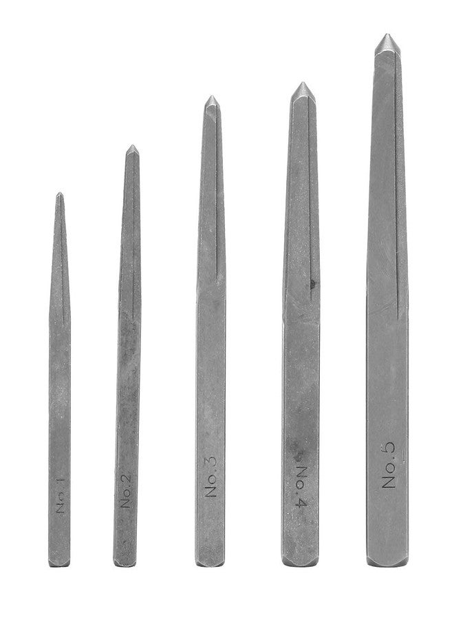 DEWIN Screw Extractor, 5pcs Screw Extractor Set Heavy Duty, Screw Extractor Broken Damaged Bolt Easy Out Removal Tool Square Type - Image 1