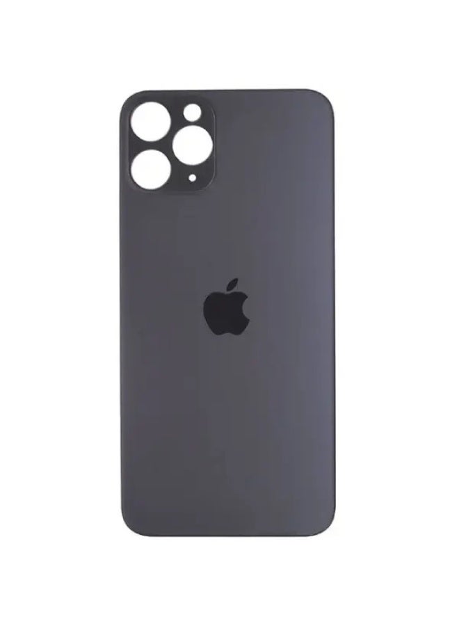 erorex Replacement Battery Back Glass Cover for iPhone 11 Pro Max - Gray - Image 1