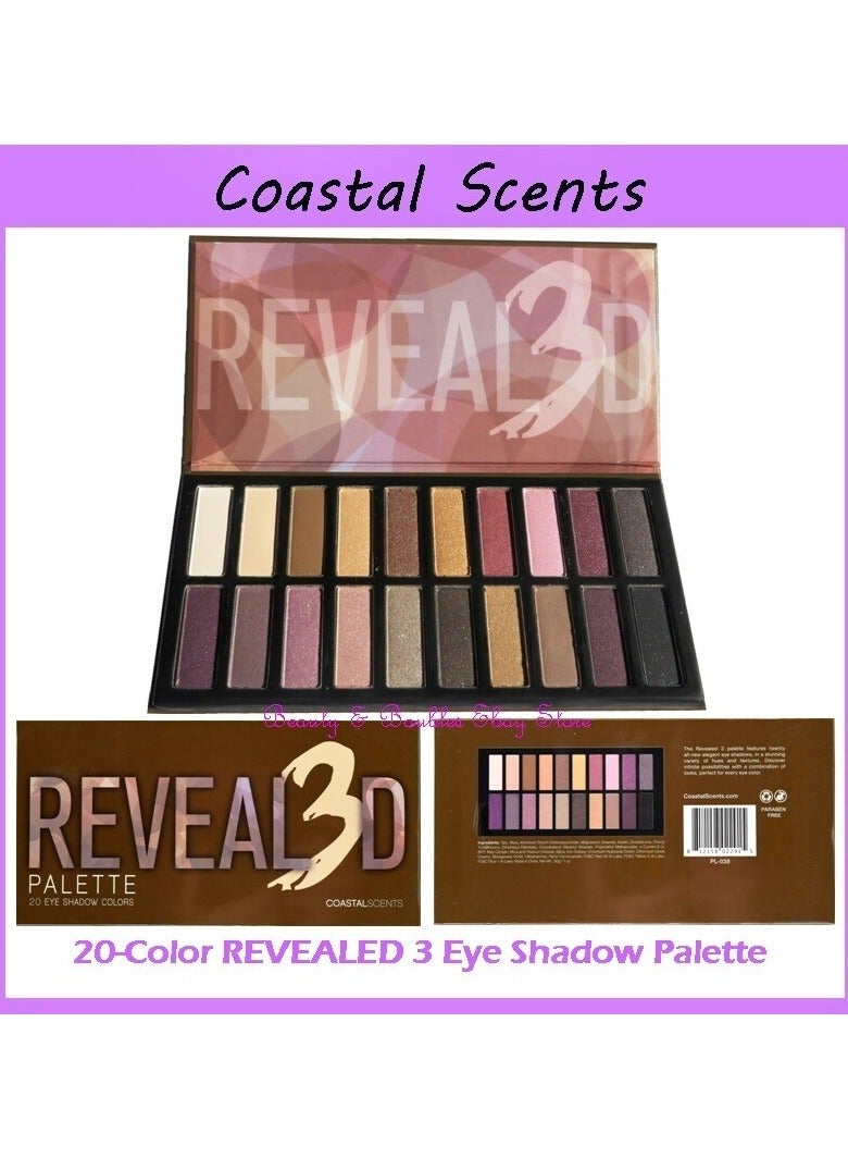COASTAL SCENTS Revealed 3 Eyeshadow Palette Multi colour