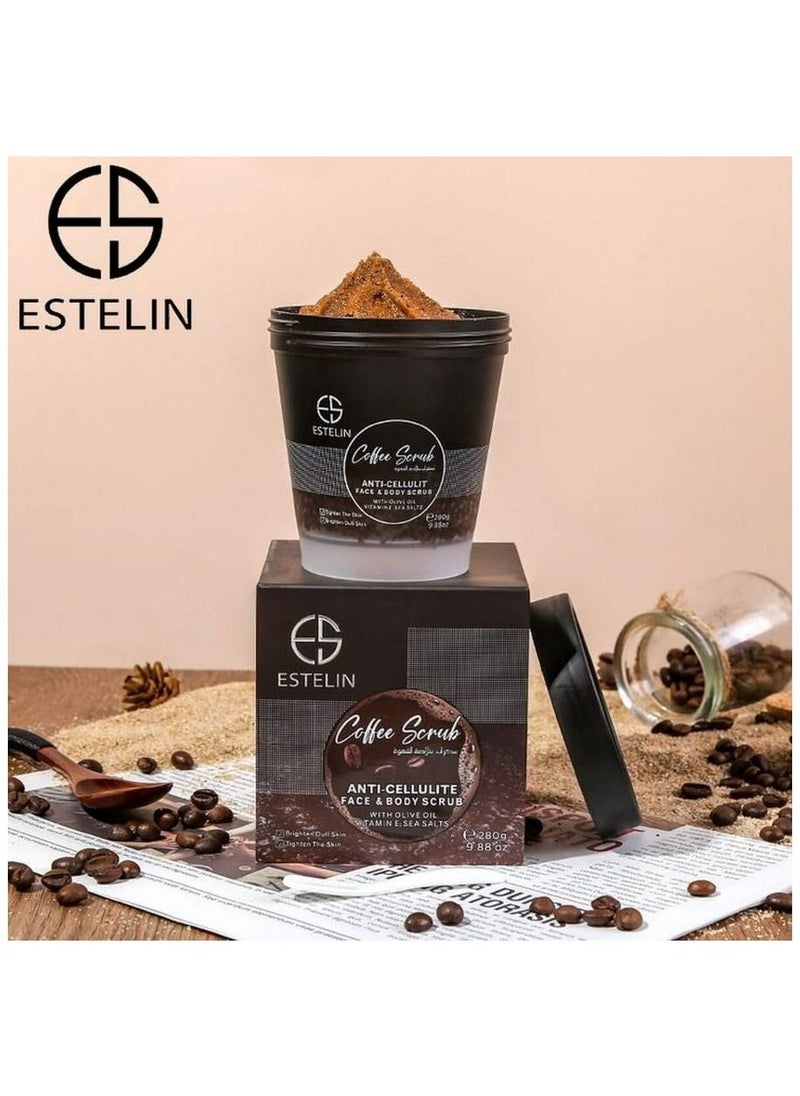 Coffee anti-cellulite face & body scrub 280 g