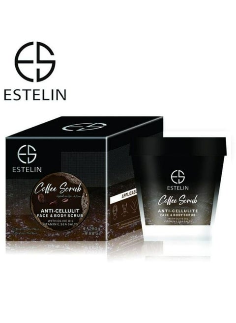 Coffee anti-cellulite face & body scrub 280 g