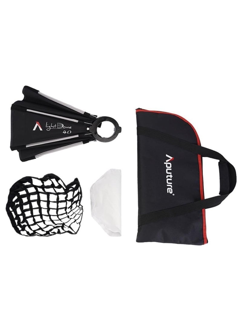 Aputure Aputure Light Dome 40 Mini Softbox for Storm 80c, Circular Octagonal Design with Mini ProLock Mount & Diffusion Cloths  - Image 2