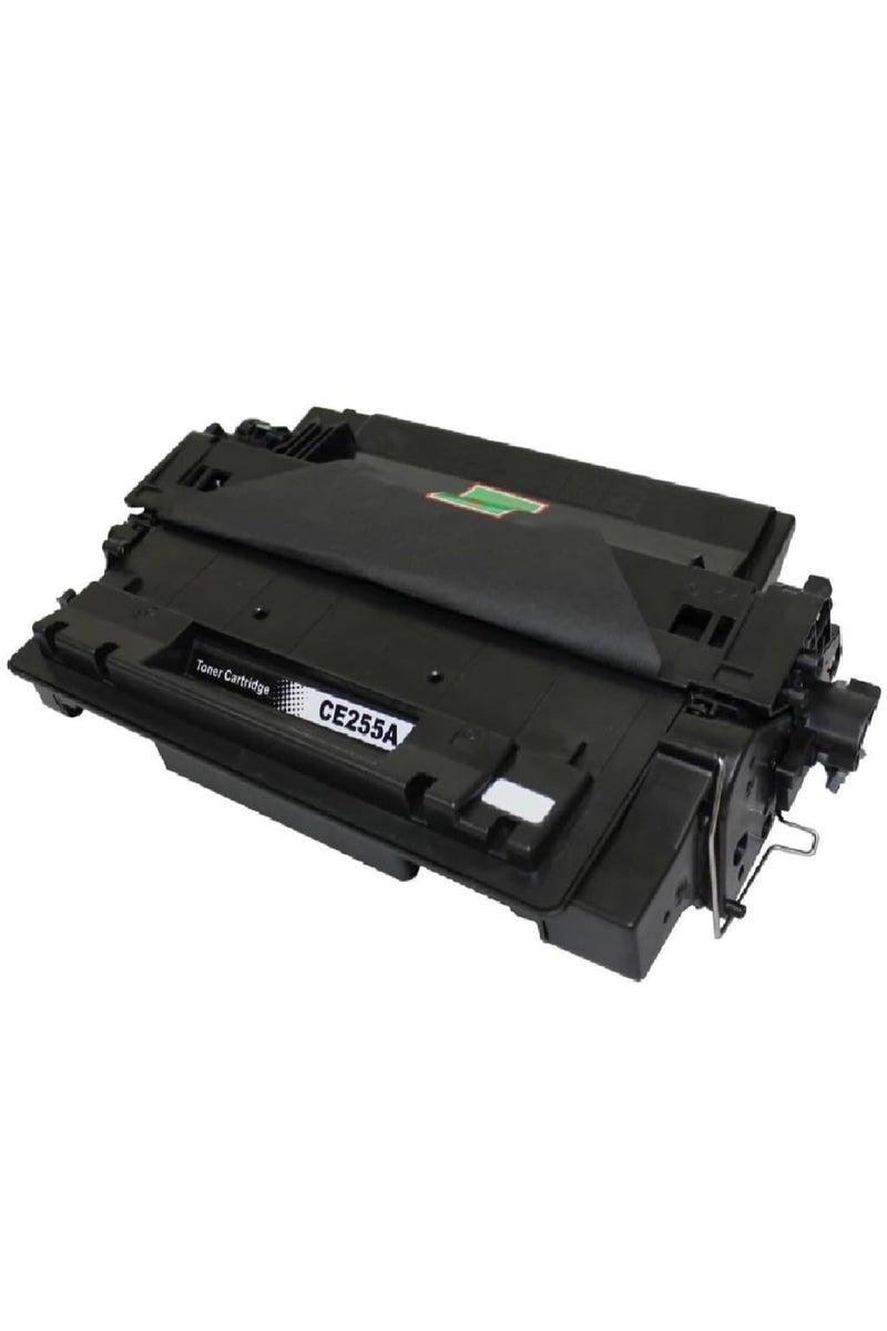 ECARES® 55A CE255A Toner Cartridge Compatible with Hp LaserJet P3015, P3015dn, Pro 500 MFP M521, MFP M521dn, Enterprises 500 MFP M525dn, MFP M525fdn (Black) - Image 1