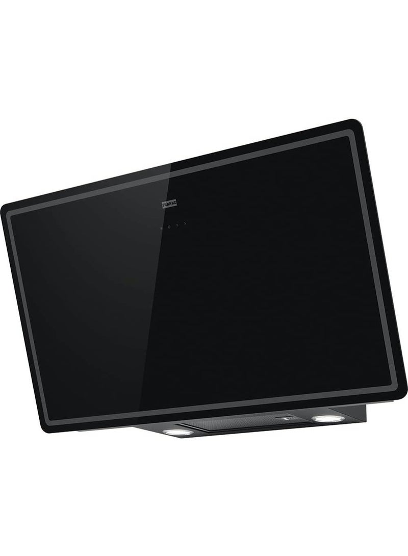 فرانك شفاط فرانكي بلت إن، 90 سم، زجاج أسود، 550 م³/ساعة ، FPJ 915 V BK/DG A - Image 1