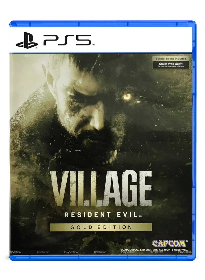 CAPCOM Resident Evil Village Gold Edition PS5 Version - First-Person Survival Horror Game - playstation_5_ps5 - Image 1