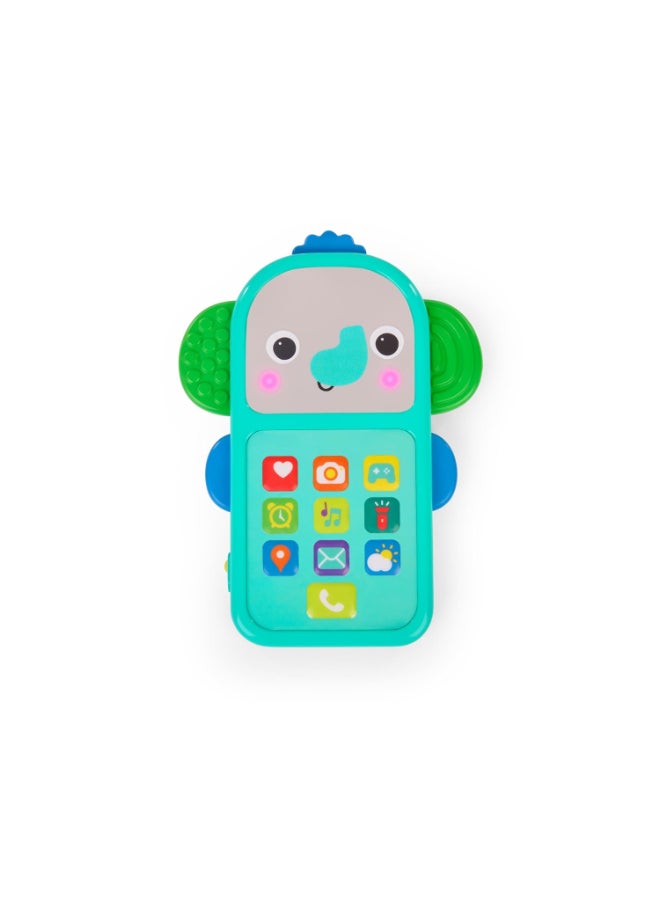 Bright Starts Elephone Telephone Toy (11.7 x 16 cm, Green/Blue) - Image 2