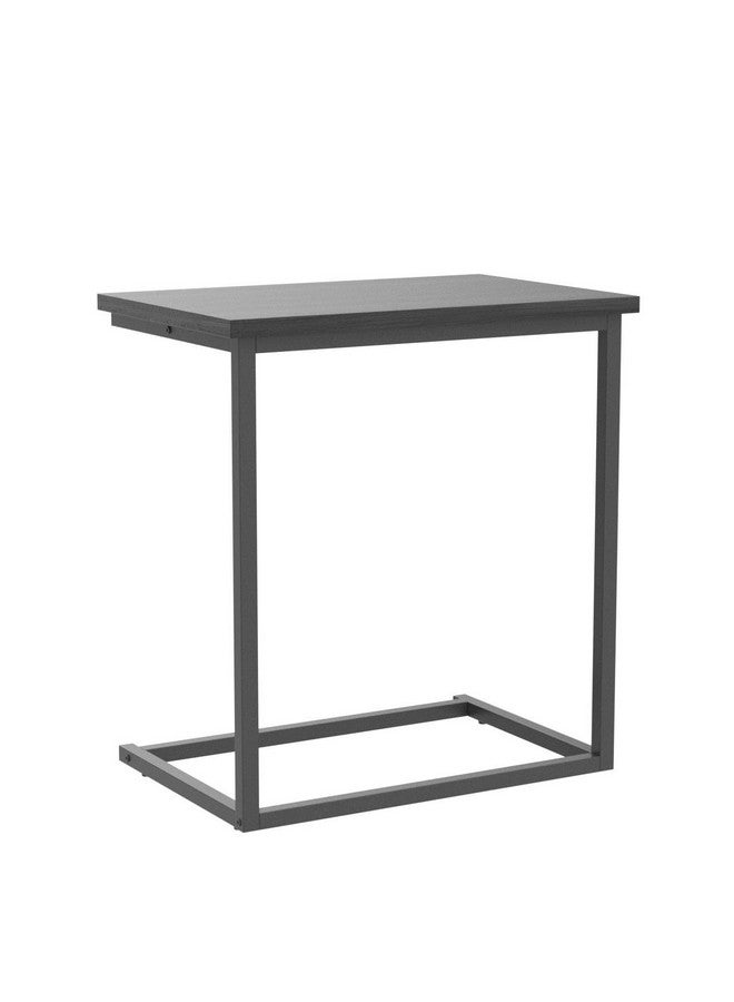 Pipishell Pipishell C Shaped End Table 27 inches High, Side Table for Couch Slide Under, C Table Sofa Side End Table for Living Room  - Image 4