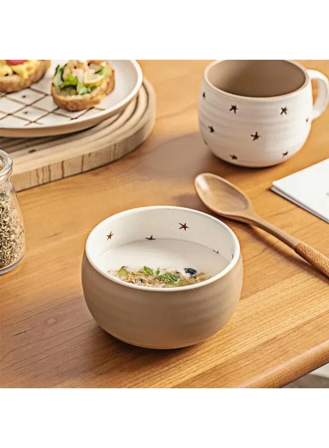 3 PCS Hand-Painted Cartoon Ceramic Breakfast Bowl, Serving Dishes for Entertaining, Small Serving Bowls for Side Dishes, Appetizers, Condiments - Image 2