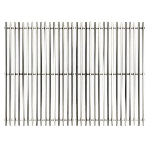 LOCVCDA 17.5" Stainless Steel 7639 Gas Grill Grates for Weber Spirit 300 Series, Spirit 700, Genesis Silver B/C, Genesis Silver B & C, Genesis Gold B & C, Genesis Platinum B & C, Genesis 1000-3500 - Image 1
