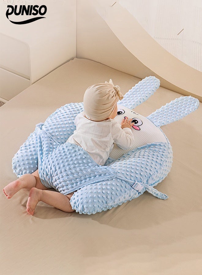 DUNISO Baby exhaust pillow,Nursing Pillow, Breastfeeding Pillows for Babies, Multifunctional Baby Exhaust Pillow, Toddler Look Up and Lying Pillows, Anti Reflux Crib Headrest,Prone Sleeping Soothing Baby Intestinal Flatulence Headrest - Image 1