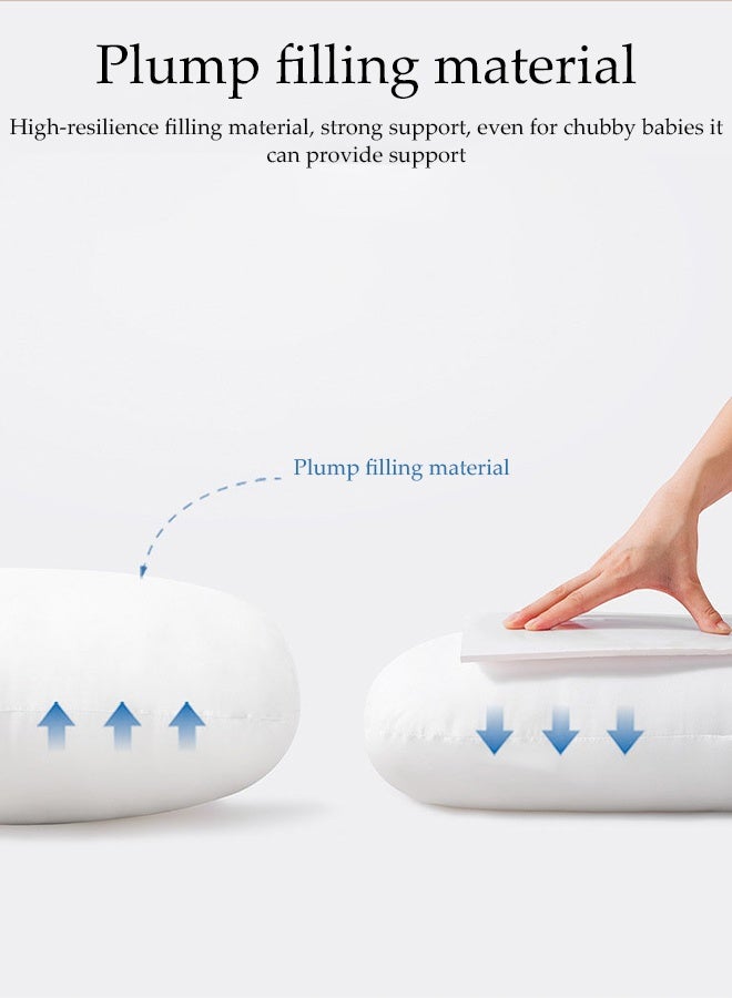 DUNISO Baby exhaust pillow,Nursing Pillow, Breastfeeding Pillows for Babies, Multifunctional Baby Exhaust Pillow, Toddler Look Up and Lying Pillows, Anti Reflux Crib Headrest,Prone Sleeping Soothing Baby Intestinal Flatulence Headrest - Image 5