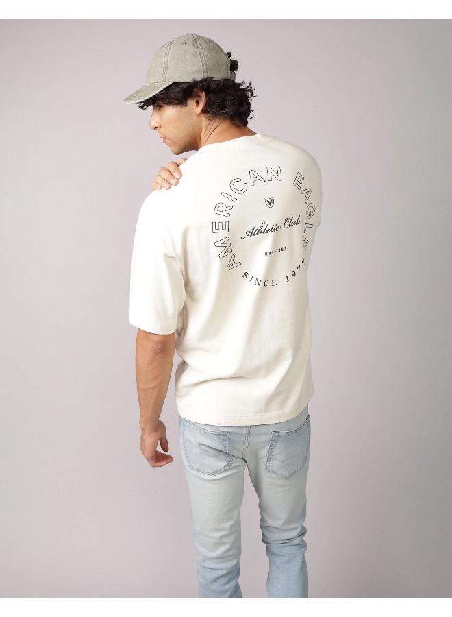 American Eagle AE Oversized Logo Graphic T-Shirt - Image 4