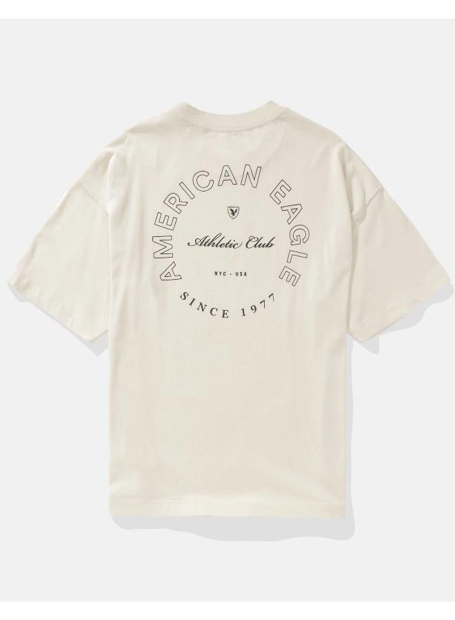 American Eagle AE Oversized Logo Graphic T-Shirt - Image 2