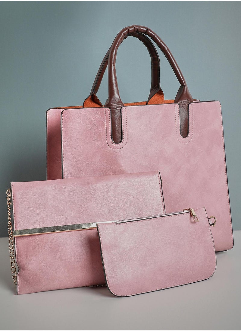 Haute Sauce - Rose Pink Tote Bag Set - Image 1