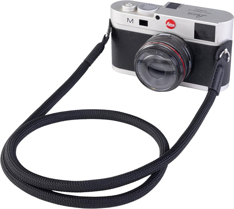 Eorefo Camera Strap Vintage 100cm Nylon Climbing Rope Camera Neck Shoulder Strap for Micro Single and DSLR Camera. - Image 1