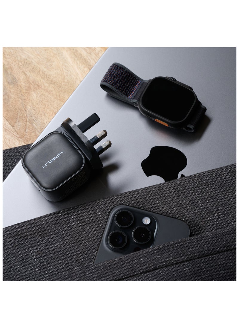 urtech URTECH 67W GaN Pro Executive Charger | Ultra-Compact Global Travel Power Adapter | Premium Fast Charging for MacBook, iPhone & Premium Devices  - Image 3