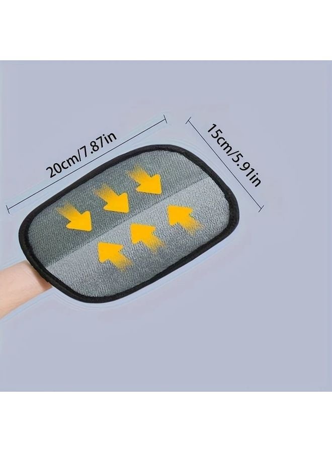 1pc Double Sided Pet Hair Removal Glove Reusable Washable For Dog Cat Fur - Image 4