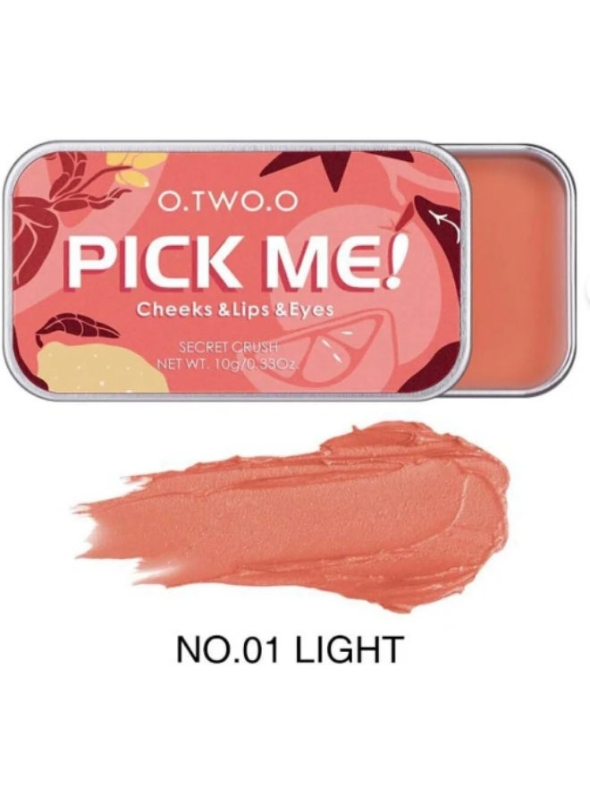 O.TWO.O Creamy Blush - 01 LIGHT