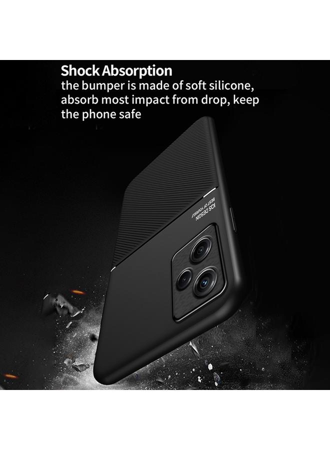 Zaboon Case For Infinix Hot 30i Classic Tilt Strip Grain Magnetic PC Hybrid TPU Phone Case - Image 5