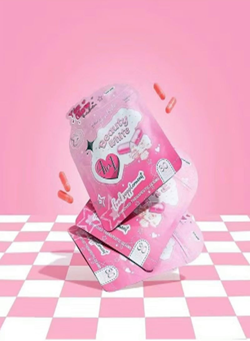 Wins Town Beauty White 4 In 1 With Glutathione Hydrolyzed Collagen Vitamin Food Supplement 30 Capsules - Image 2