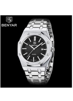 BENYAR Watches for Men Watch Luxury Stainless Steel Quartz Waterproof Watch 5156  - Image 2
