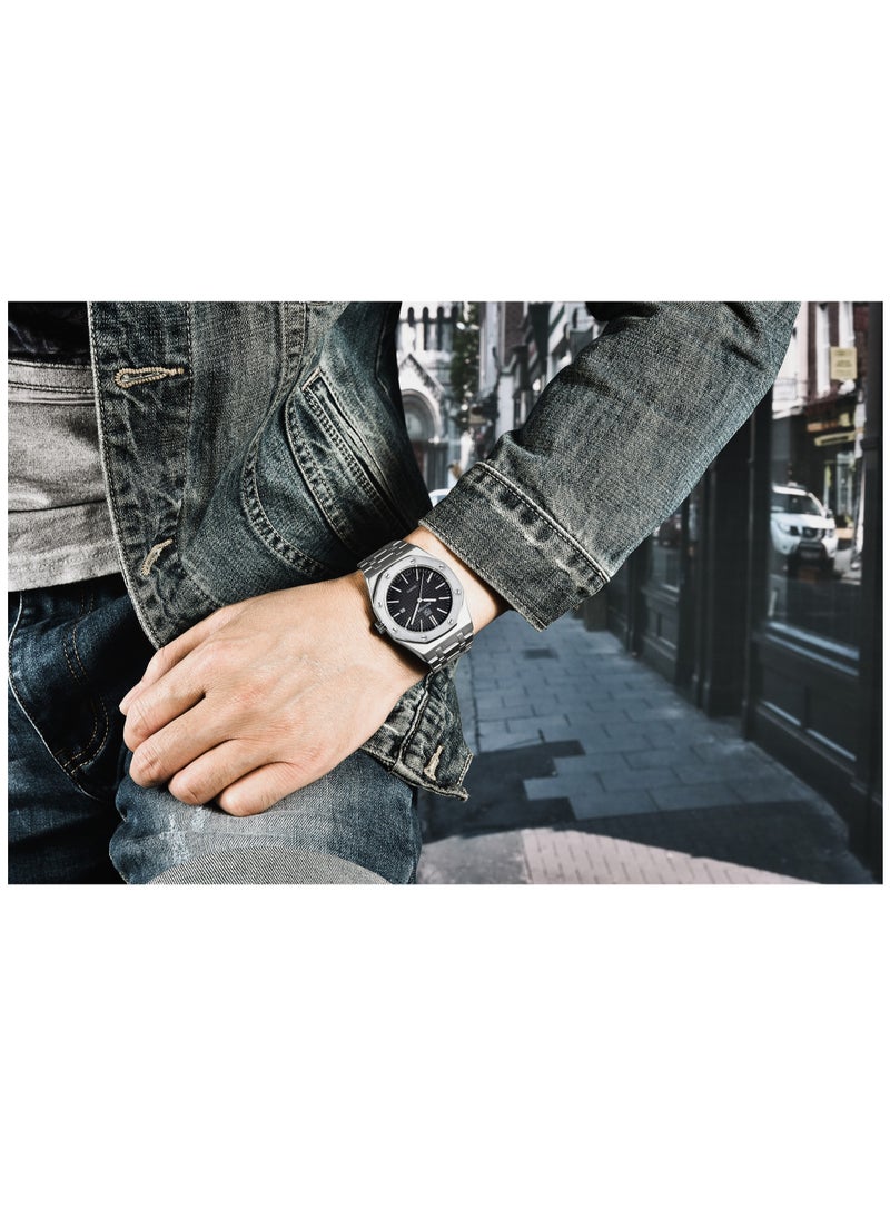 BENYAR - Watches for Men Watch Luxury Stainless Steel Quartz Waterproof Watch 5156 - Image 1