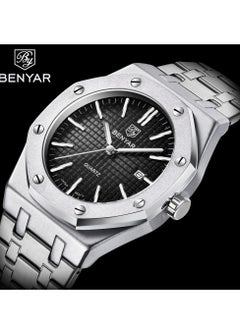 BENYAR Watches for Men Watch Luxury Stainless Steel Quartz Waterproof Watch 5156  - Image 3