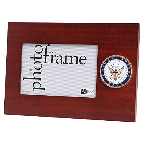 Allied Flag Allied Frame US Navy Medallion Desktop Landscape Picture Frame - 4 x 6 Inch - Image 5