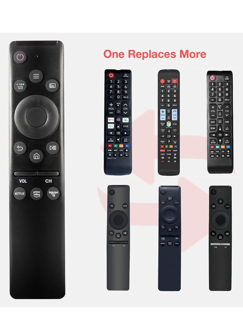 Universal Remote-Control for Samsung Smart-TV, Remote-Replacement of HDTV 4K UHD Curved QLED and More TVs, with Netflix Prime-Video Buttons - Image 2