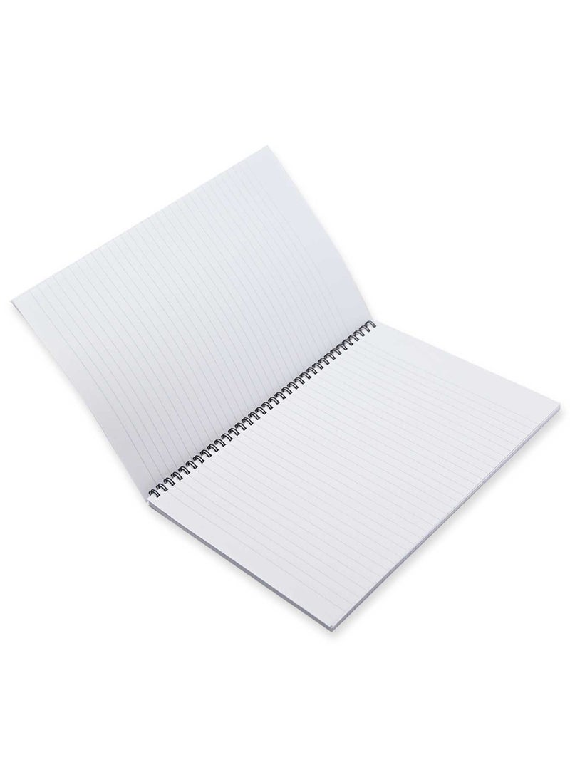 FIS Pack Of 5 Spiral Soft Cover Notebook, 96 Sheets A4 Panda Design 2 -FSNBSSCA496-PAN2 - Image 2